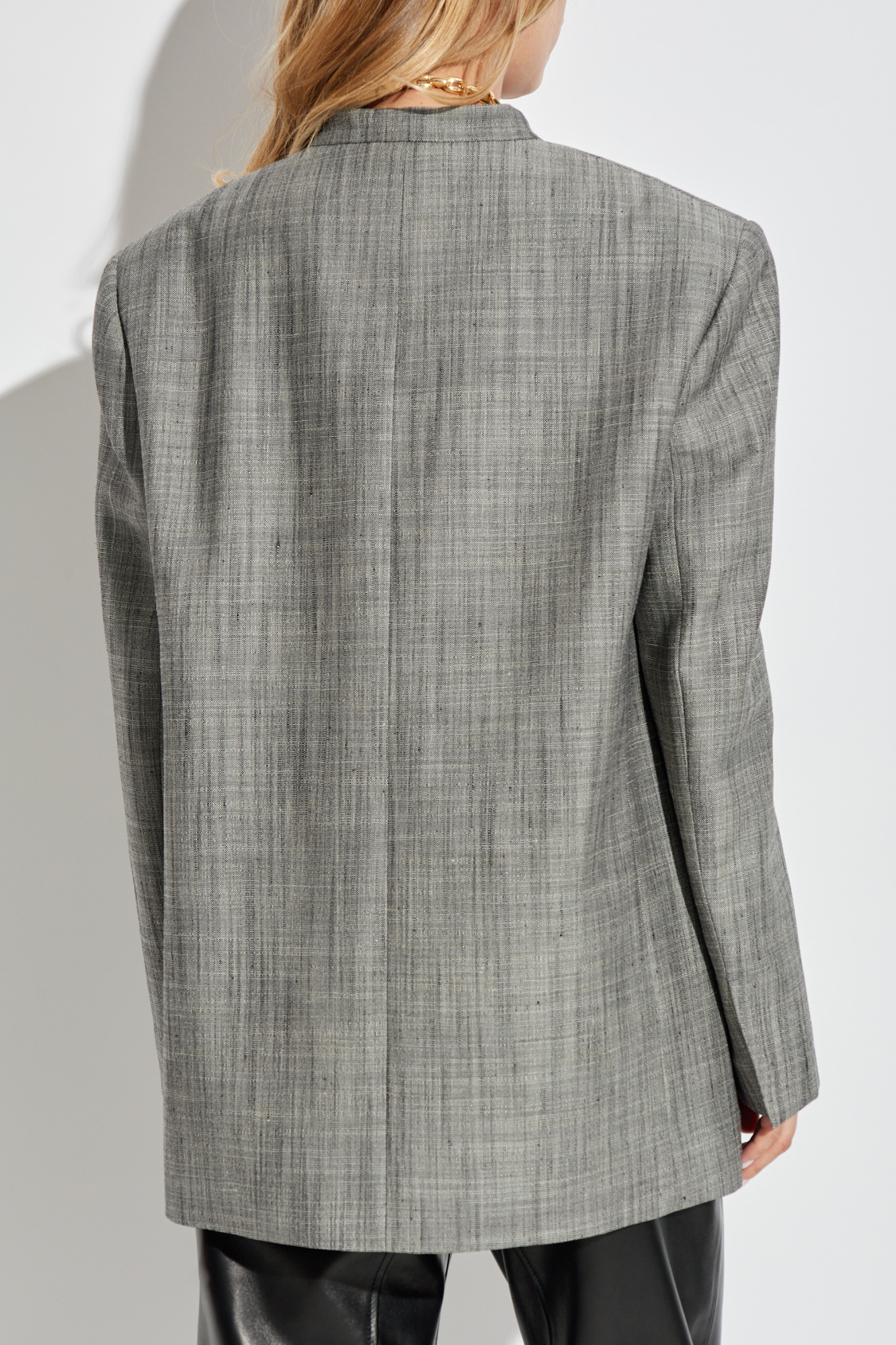 Grey Jacket with silk trim JIL SANDER - Vitkac AS